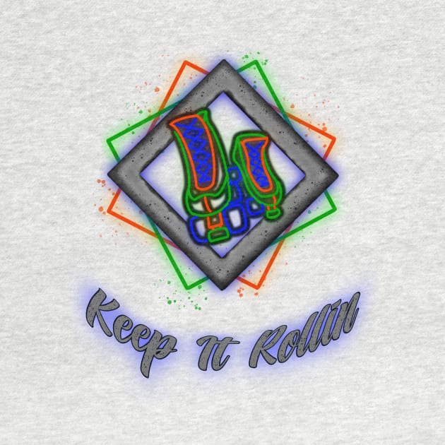 Keep It Rollin Roller Skating by DesignsByMG